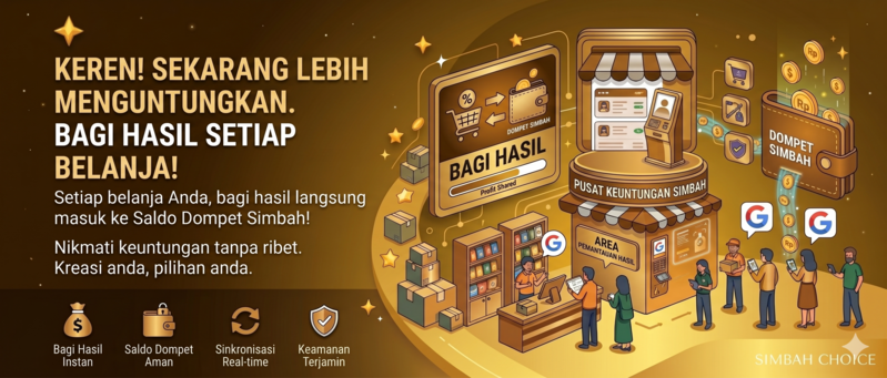Bagi Hasil tiap transaksi