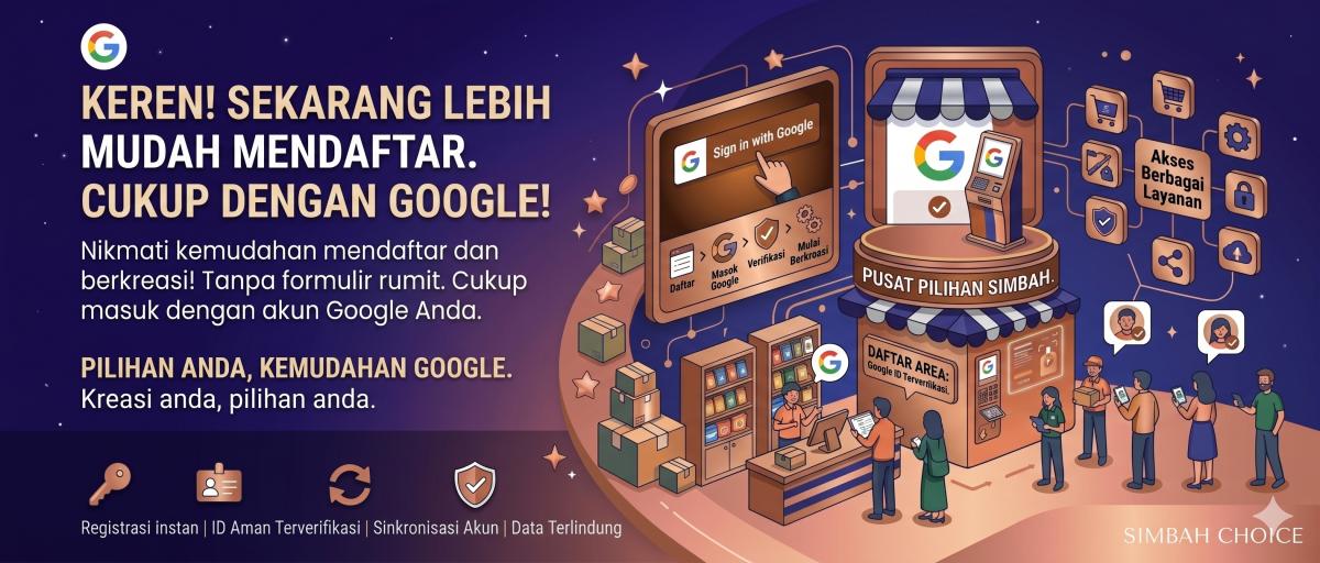 Daftar dengan google