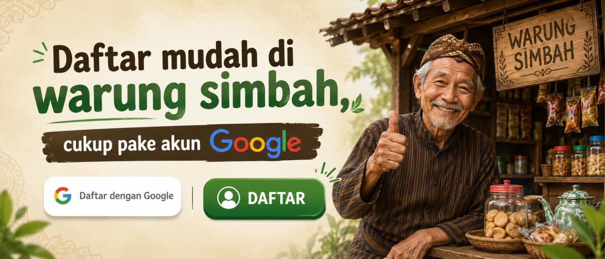 Daftar dan login mudah