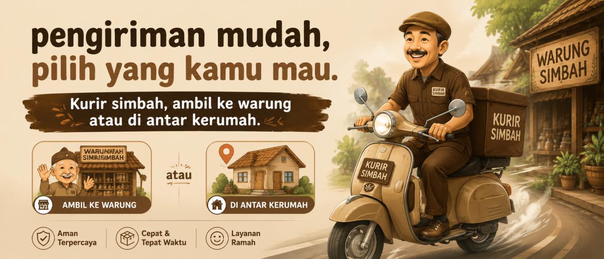 Pengiriman mudah